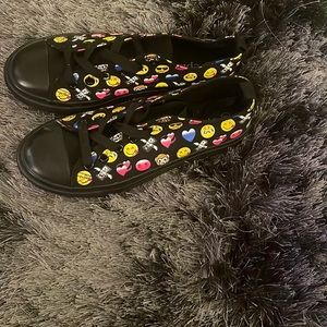 Women black with color emojis